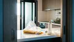 지퍼형 저장백 2장으로 길이 늘리는 정리 꿀팁, 긴 파스타도 깔끔 보관