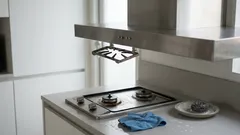 100원숍 초강력 자석으로 오덕(삼발이) 띄워 수납하니 가스레인지 청소가 쉬워졌다