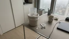 클리어파일 1장으로 휴지통 비닐봉지 끝 깔끔하게 숨기는 법