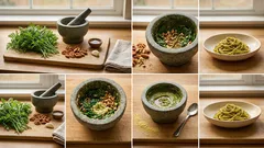 버리기 아까운 당근 잎으로—불 없이 만드는 고소한 제노베제(페스토) 레시피