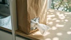 종이봉투 하나로 끝내는 레지봉투 디스펜서 수납법